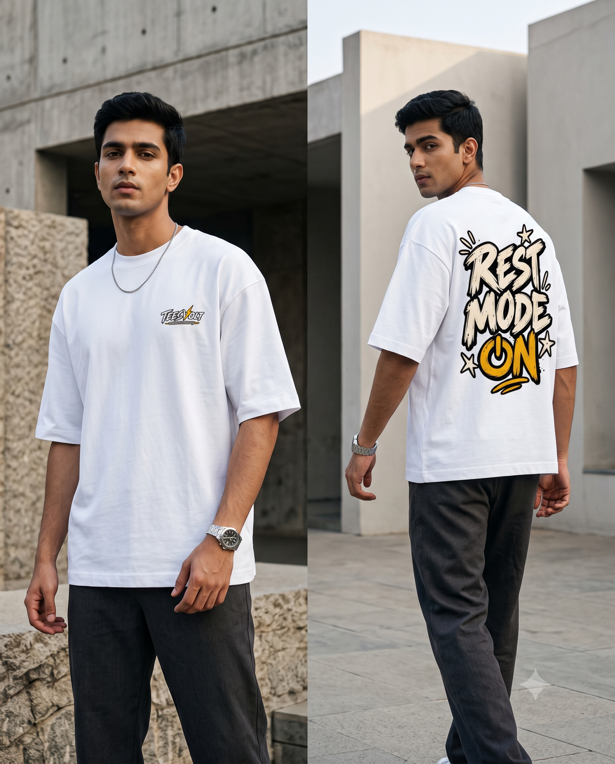 REST MODE ON Oversized T-Shirt | TEESVOLT
